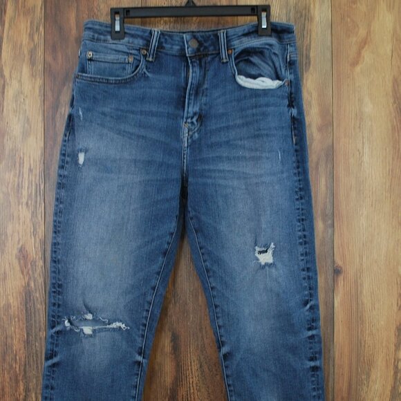 American Eagle Men's Next Level AirFlex Dad Jean Distressed Jeans 34x32   -mw9h - Picture 1 of 7